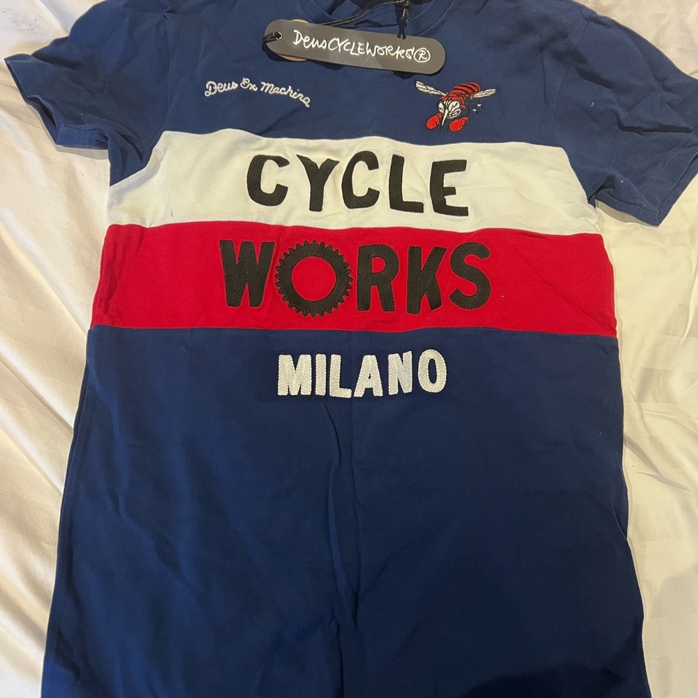 Deus Ex Machina Blue Cycle Works Milano T-Shirt